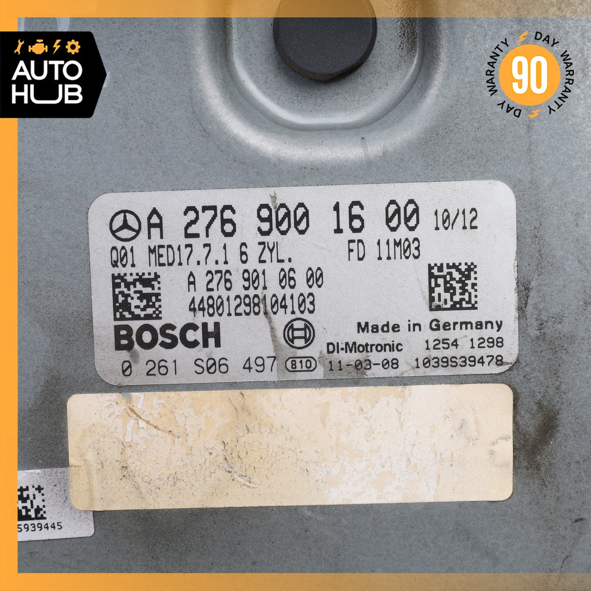 12-16 Mercedes R172 SLK350 ECU Engine Control Module Unit 2769001600 OEM - photo 3