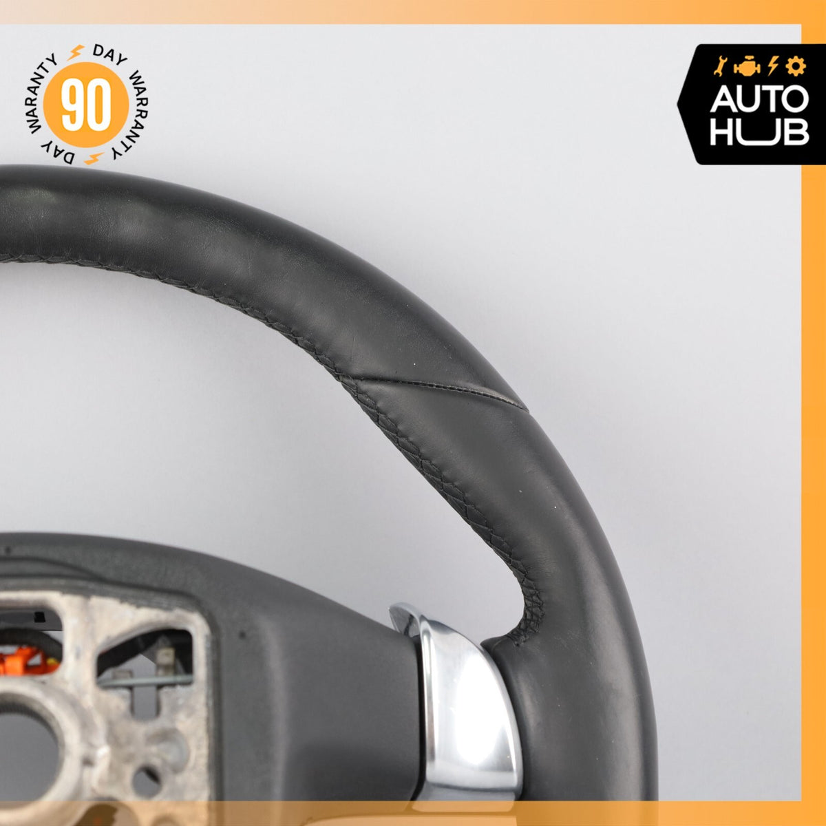 11-14 Porsche Cayenne 958 GTS Steering Wheel w/ Paddle Shifters Black OEM 82k - photo 15