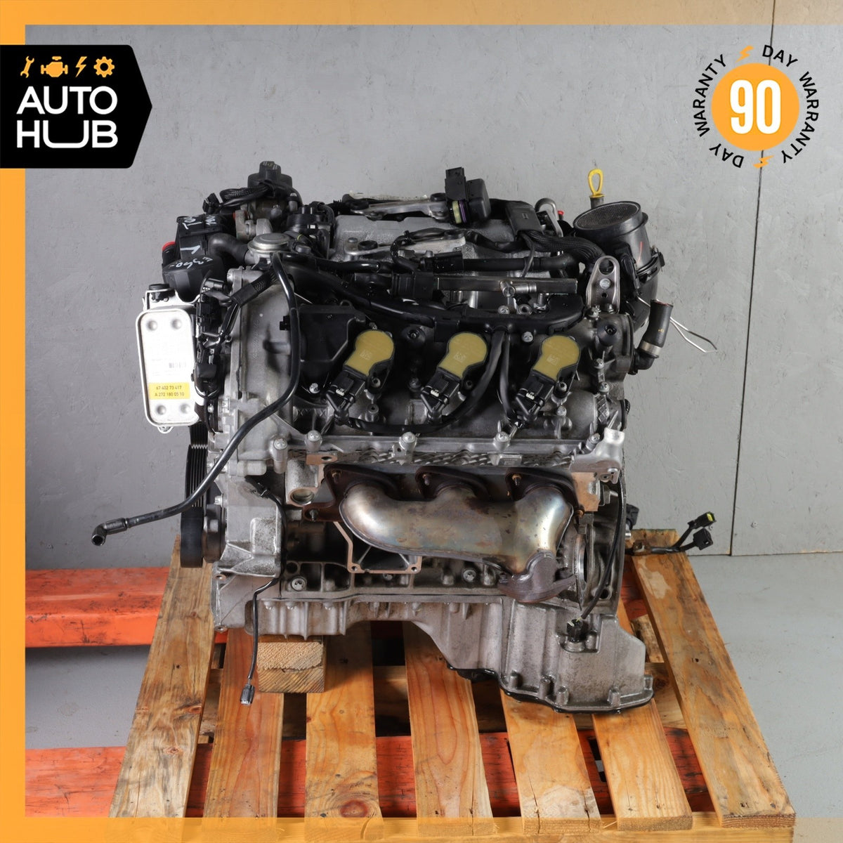 05-11 Mercedes W211 E350 CLK350 RWD Engine Motor 3.5L V6 M272 272.964 OEM 112k - photo 5