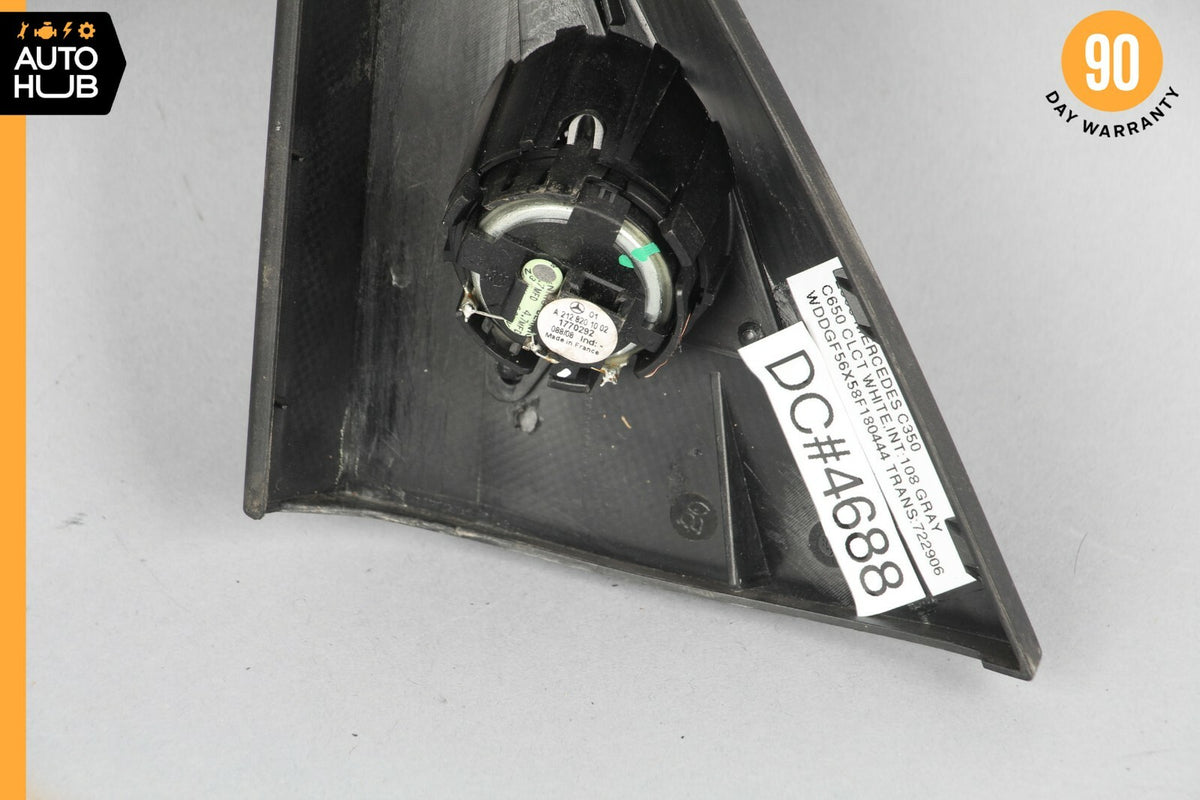 08-14 Mercedes W204 C350 C300 Front Right Side Door Panel Tweeter Speaker Cover - photo 7