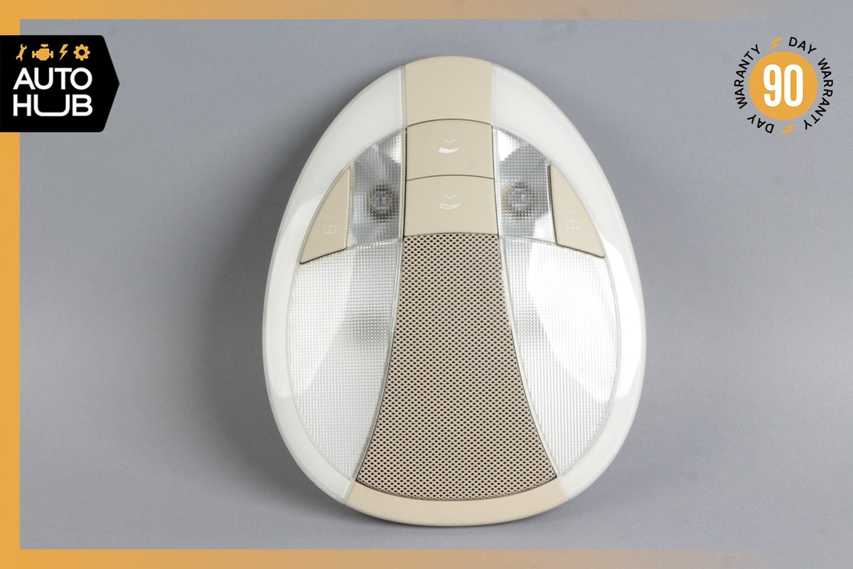 03-11 Mercedes W219 CLS55 AMG E350 Rear Overhead Dome Light Beige 2118206601 OEM - photo 1