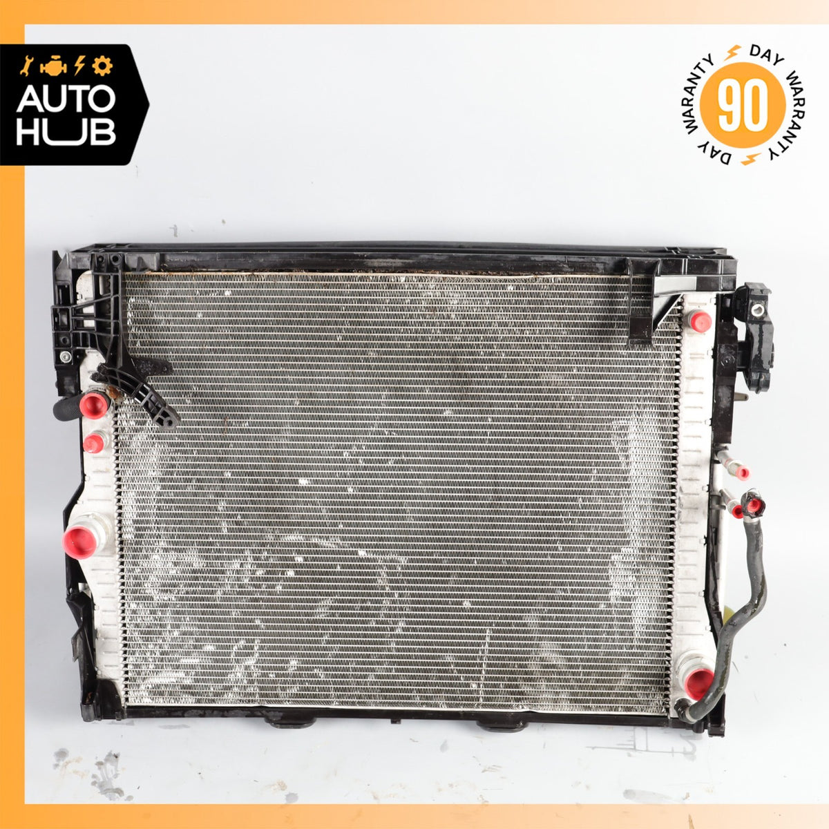 10-19 BMW F10 550i 650i Cooling Radiator A/C Condenser Oil Cooler OEM - photo 9