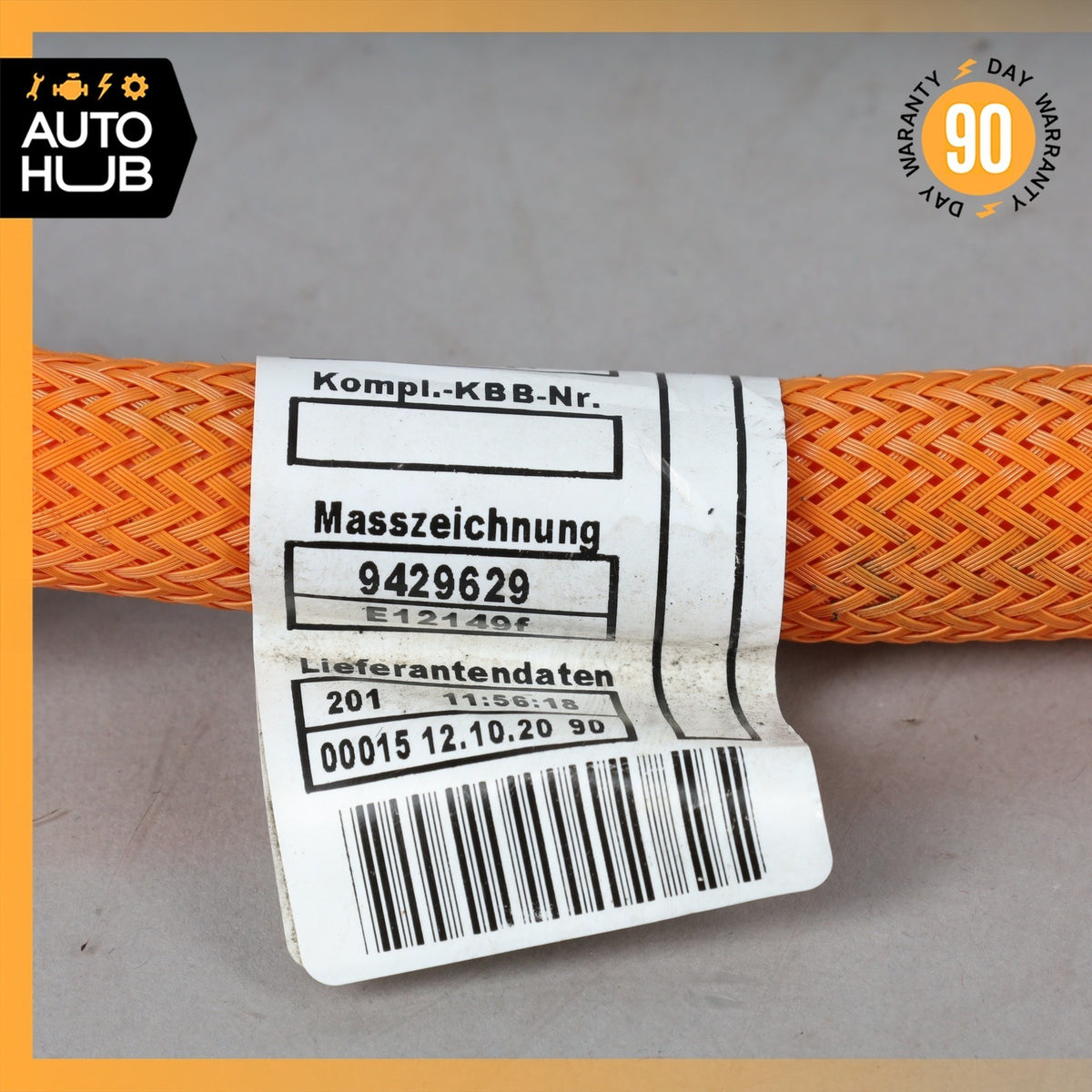 BMW G05 X5 45e Hybrid High Voltage Battery Wiring Cable EDH 9429630 OEM 44k - photo 7