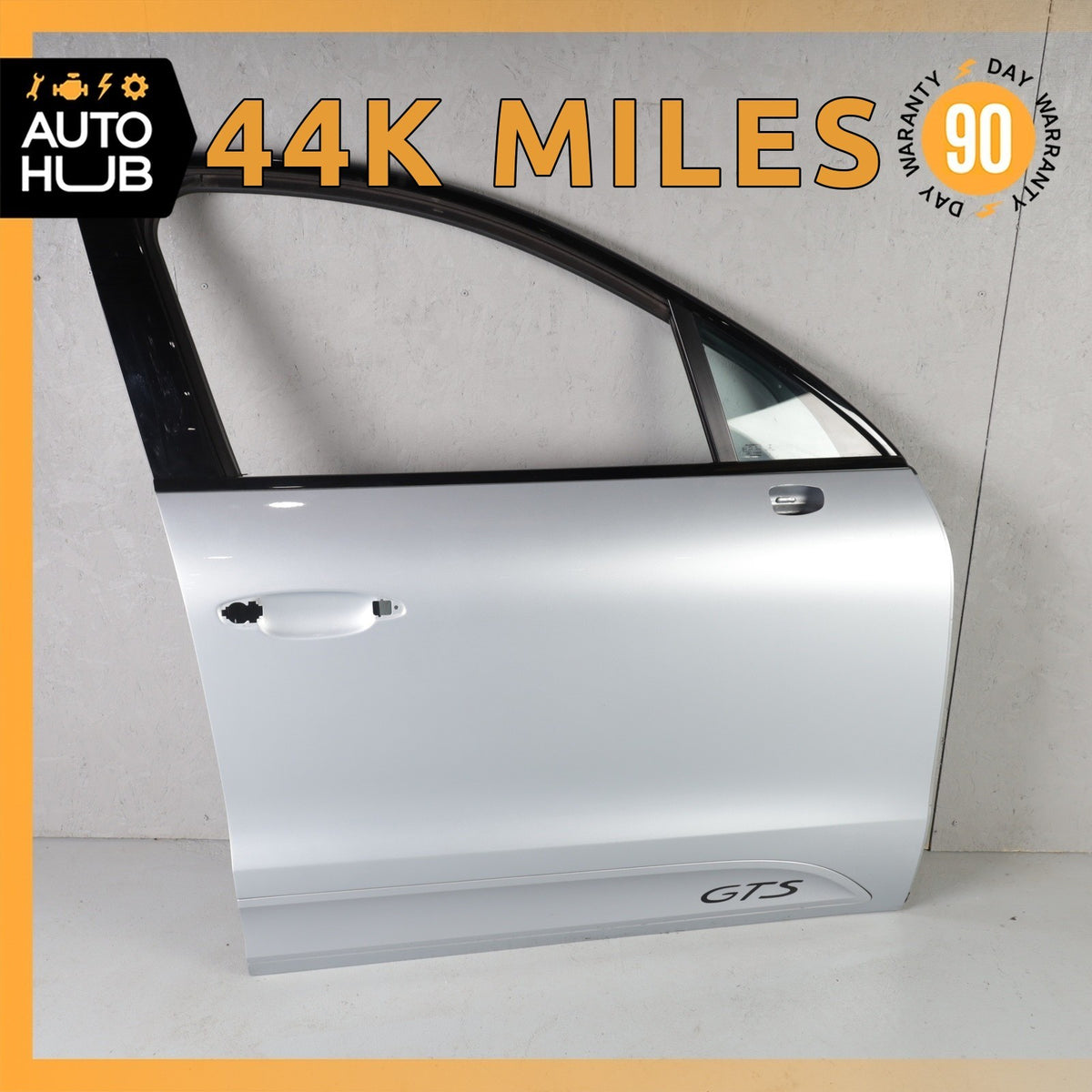 15-25 Porsche Macan 95B GTS Front Right Passenger Side Door Shell Silver OEM 44k - photo 1