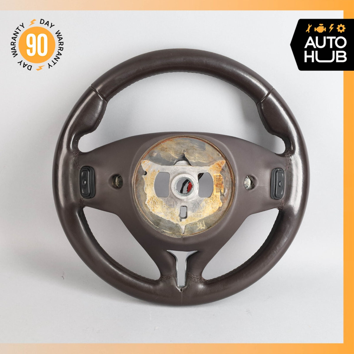 14-20 Maserati Quattroporte M156 S Q4 Ghibli M157 Steering Wheel Brown OEM - photo 16