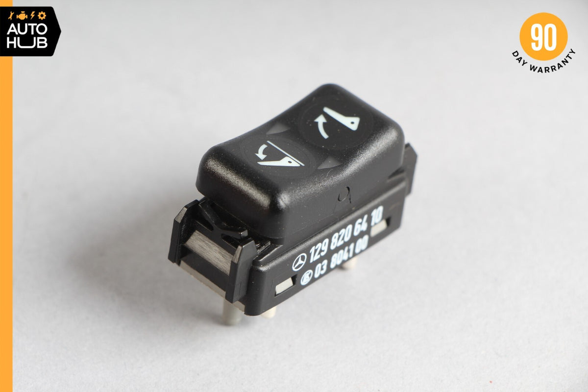 90-02 Mercedes R129 SL500 SL320 300SL Roll Bar Control Switch 1298206410 OEM - photo 2