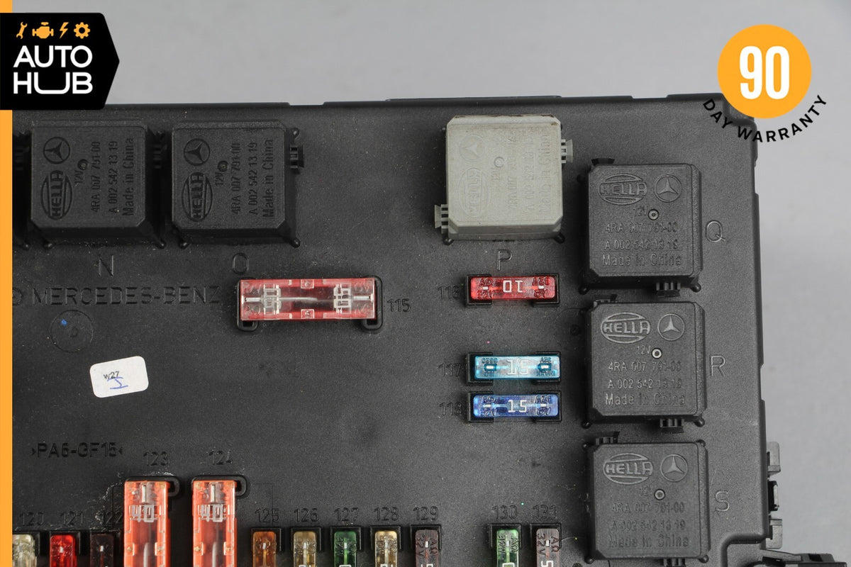 10-13 Mercedes W221 S400 S63 AMG Rear Sam Fuse Box Relay Module Control OEM - photo 5