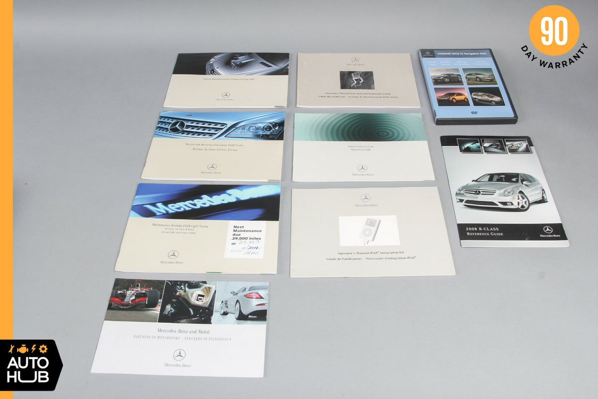 2008 Mercedes-Benz W251 R350 Owner's Manual Book Set OEM - photo 1