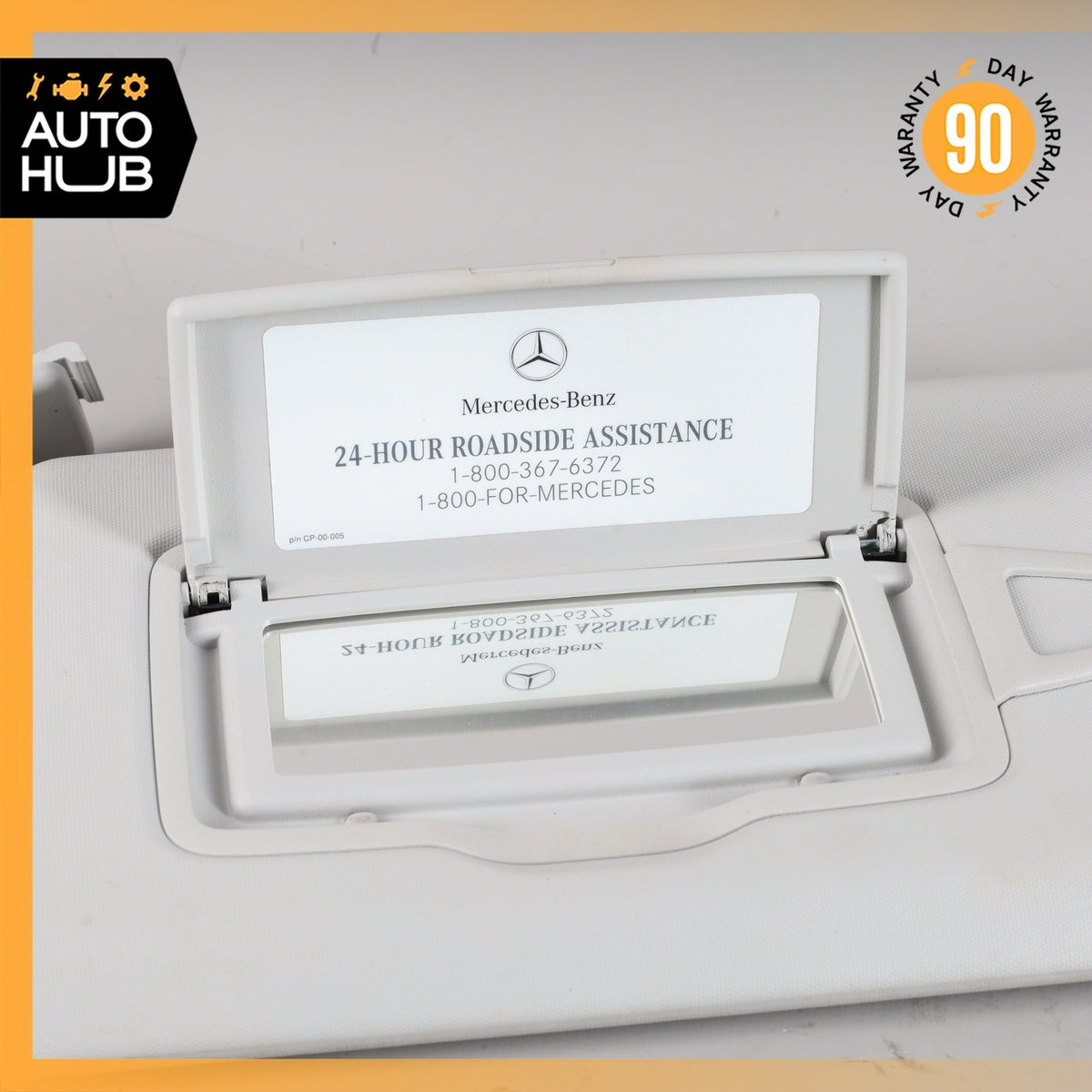 15-21 Mercedes W205 C300 C43 AMG Left Side Sunvisor Sun Visor Gray OEM - photo 9