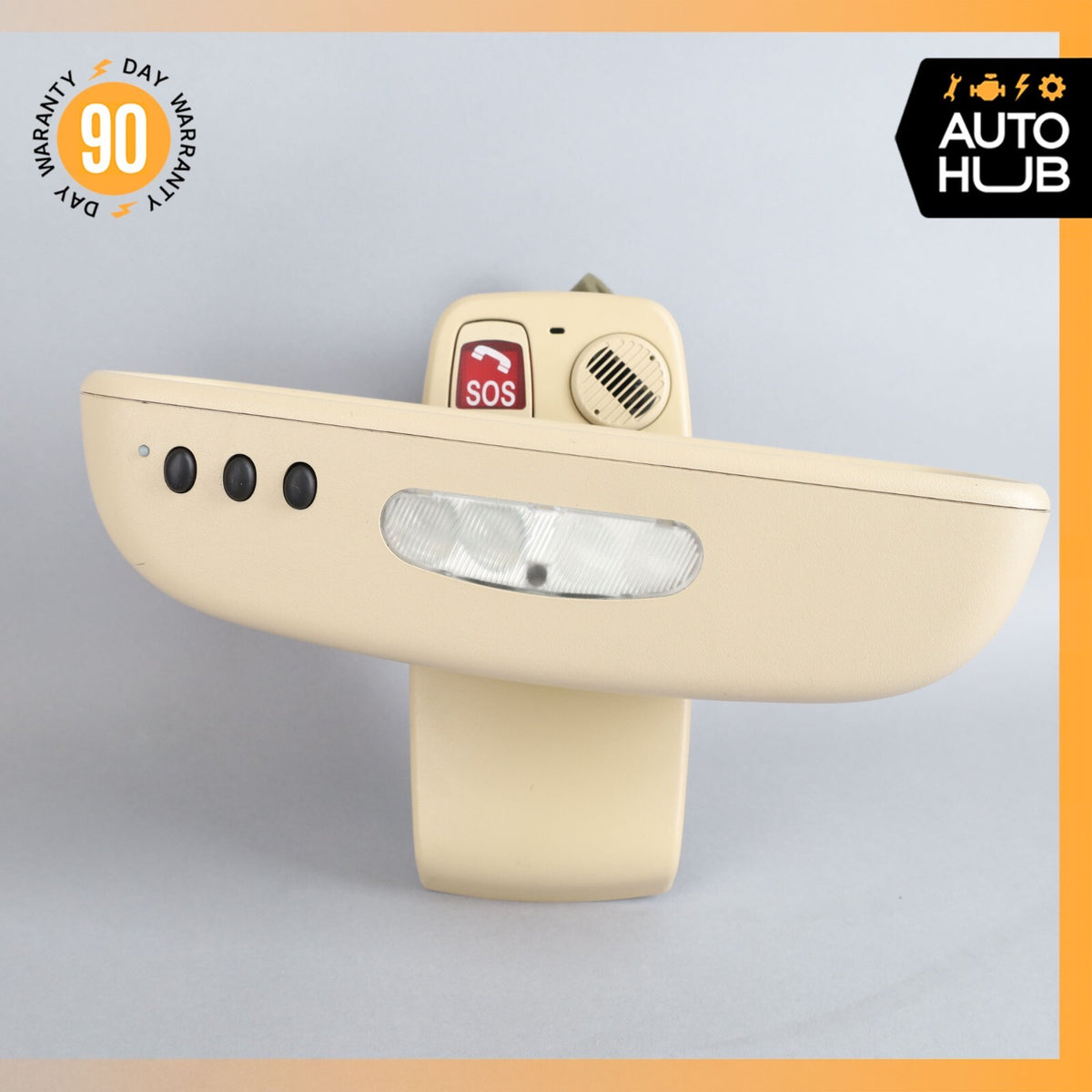 07-12 Mercedes R230 SL550 SL55 Interior Rear View Mirror Beige 2308102317 OEM - photo 13