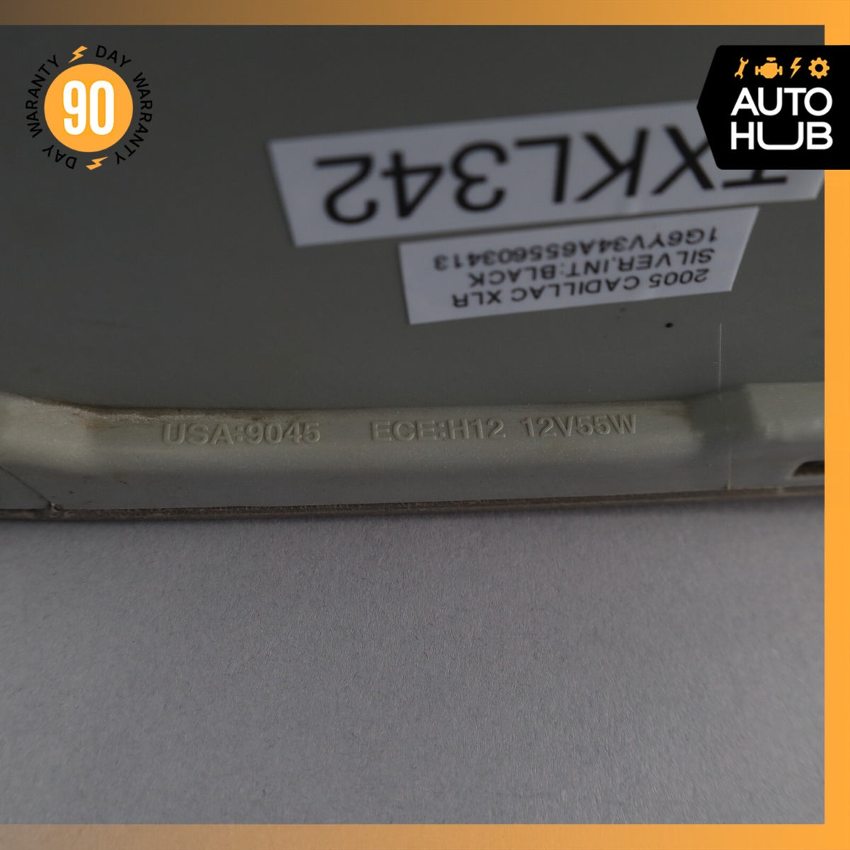 04-08 Cadillac XLR Fog Light Lamp Front Left Driver Side 10347355 OEM - photo 8