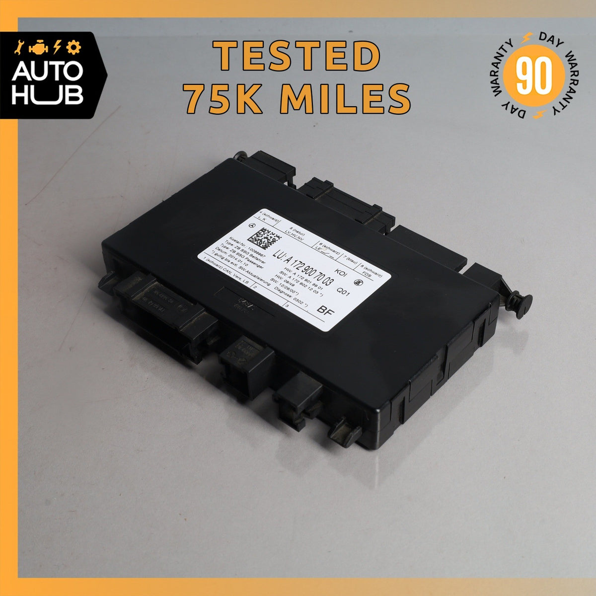 Mercedes W212 E350 CLS550 SLK250 C350 Seat Control Module Front Right Side OEM - photo 1