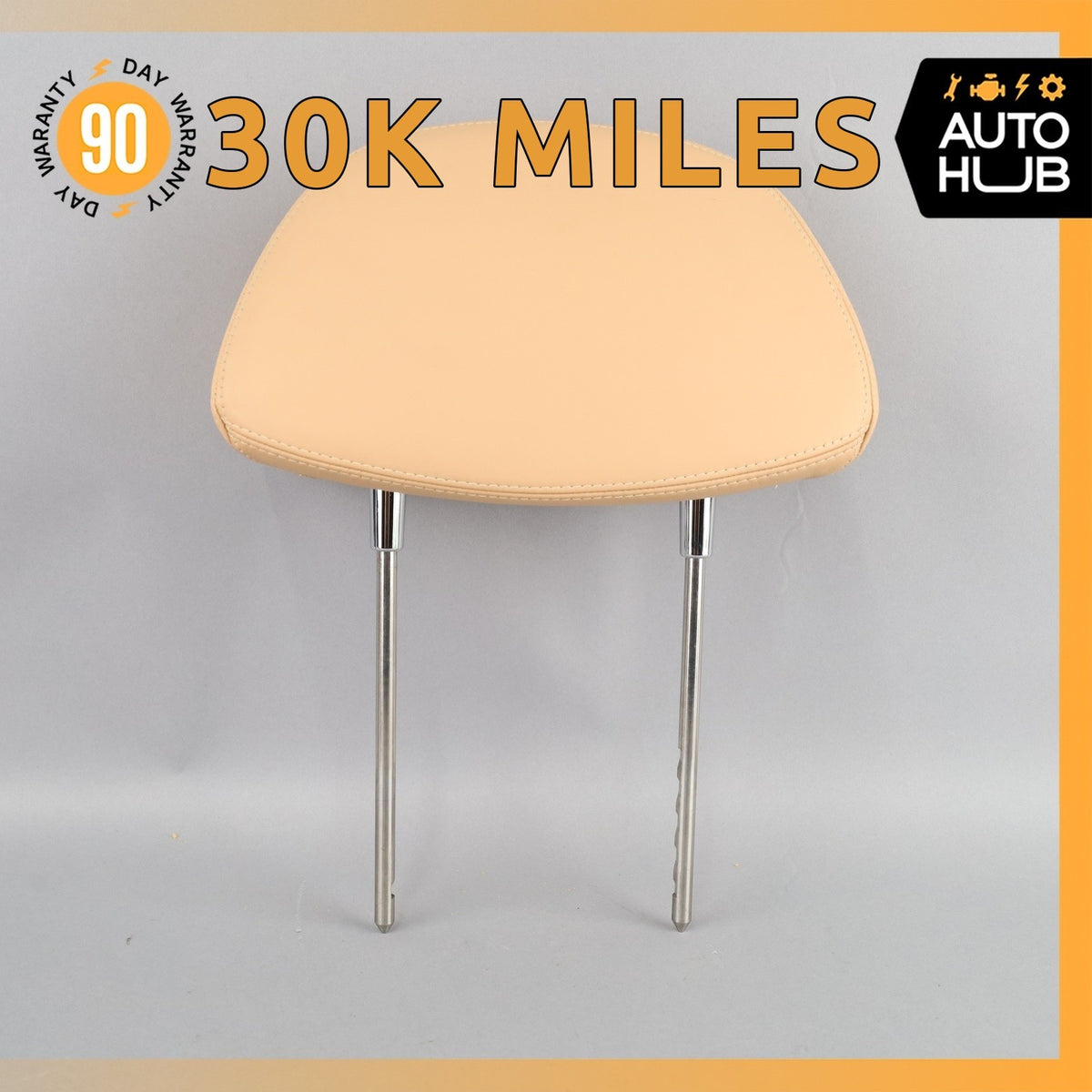 Bentley Arnage Front Left or Right Seat Headrest Head Rest Beige OEM 30k - photo 1
