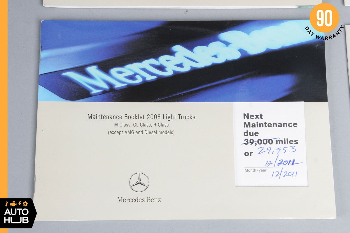 2008 Mercedes-Benz W251 R350 Owner's Manual Book Set OEM - photo 7