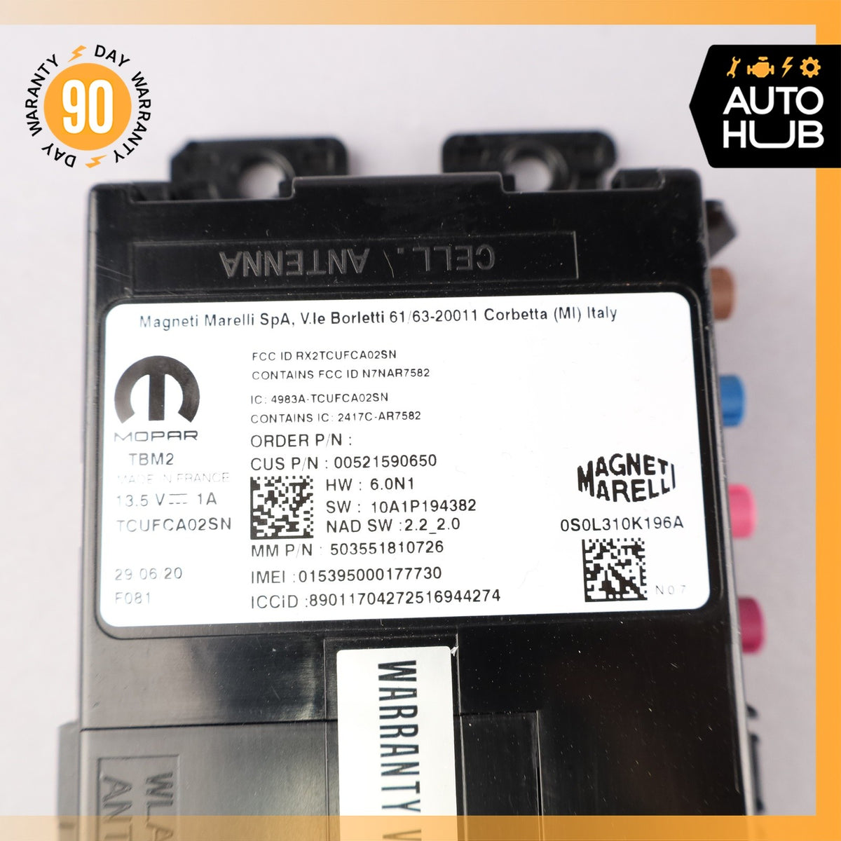 17-23 Alfa Romeo 952 Giulia Telematic Communication Control Module OEM 47k - photo 9