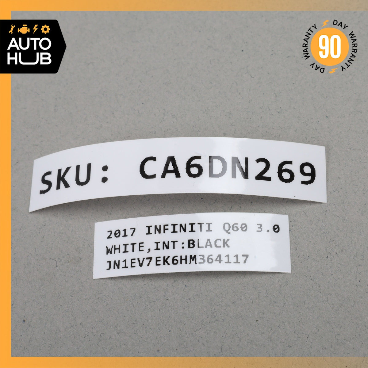 17-19 Infiniti Q60 Steering Rack Cable Wire Harness OEM 71k - photo 13