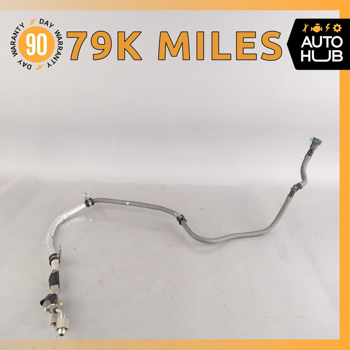 10-23 Jaguar X152 F-Type 5.0L S/C High Pressure Fuel Feed Hose Line OEM 79k - photo 1