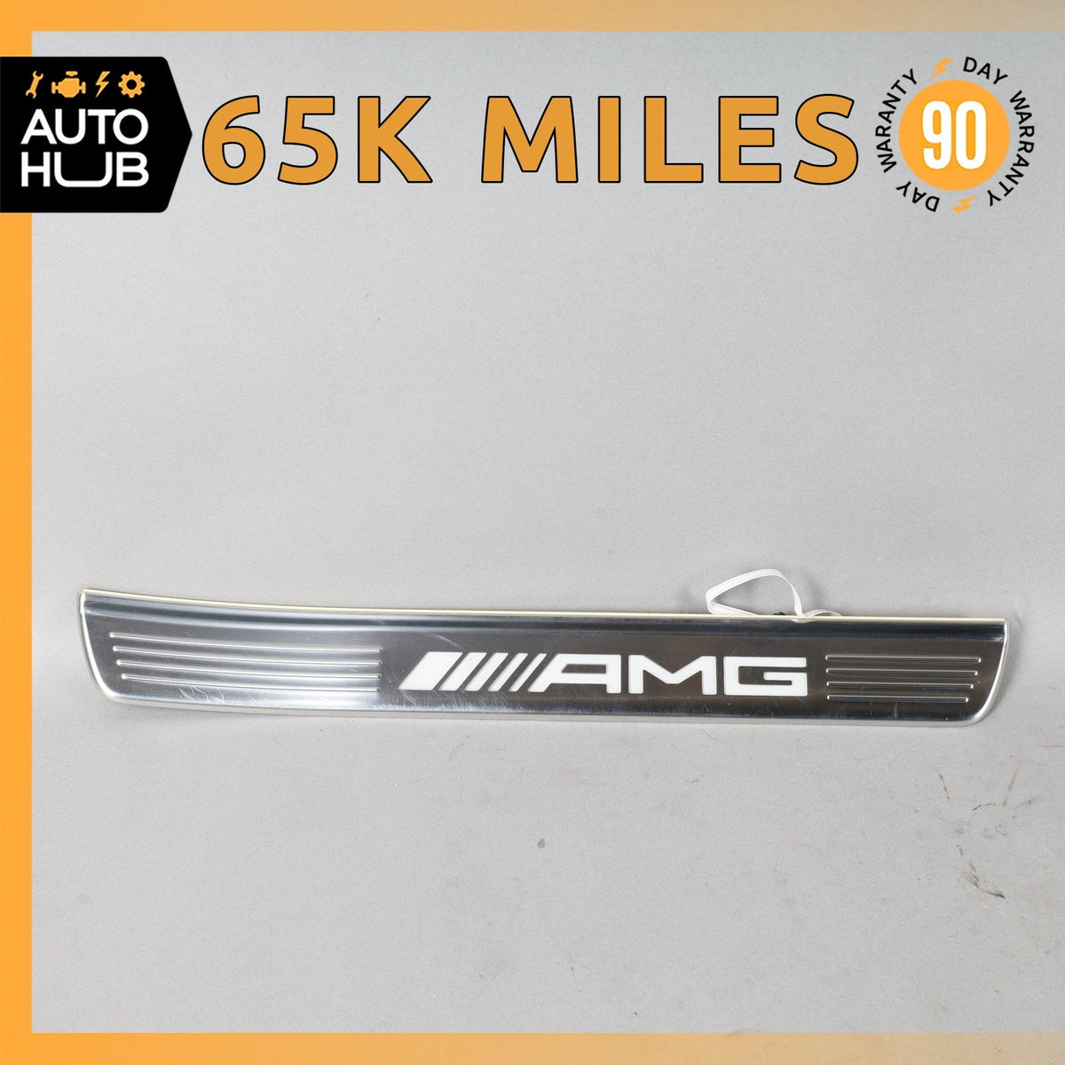 14-20 Mercedes W222 S65 AMG S550 Rear Right Illuminated Door Step Sill Panel OEM - photo 1