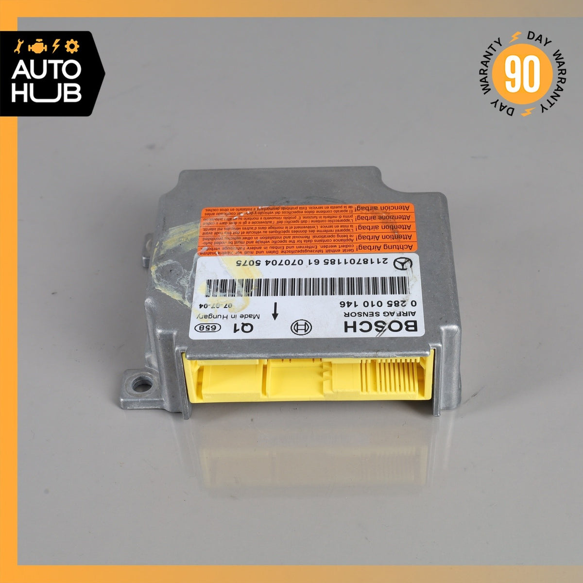 Mercedes W211 E350 E55 AMG Airbag Air Bag Sensor SRS Control Module OEM - photo 2