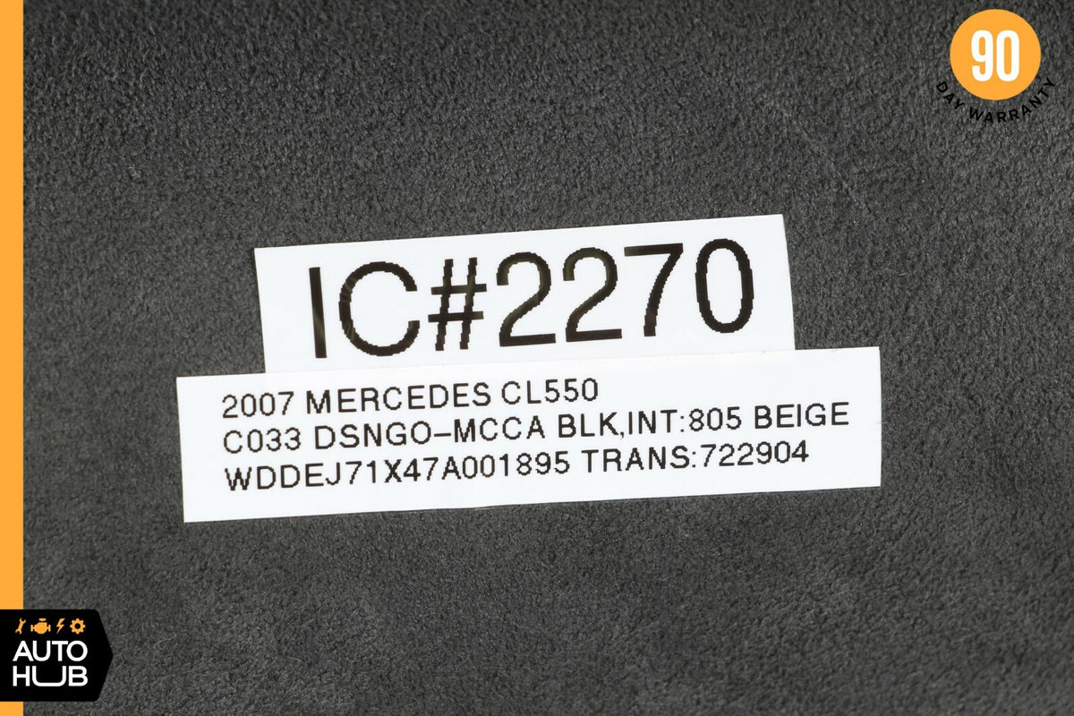 07-14 Mercedes W216 CL550 CL63 A-Pillar Trim Front Right Suede 2166901425 OEM - photo 12