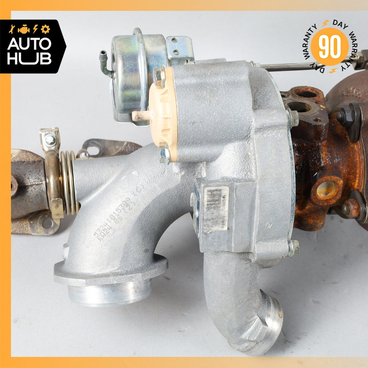 03-17 Mercedes W221 S600 SL600 M275 Turbocharger Turbo Manifold Right Side OEM - photo 5