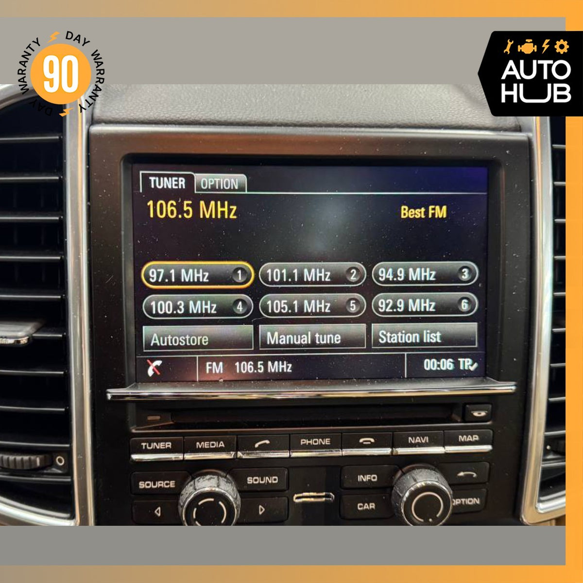 12-16 Porsche Cayenne 958 Command Head Unit Navigation Radio 95864296621 OEM - photo 2