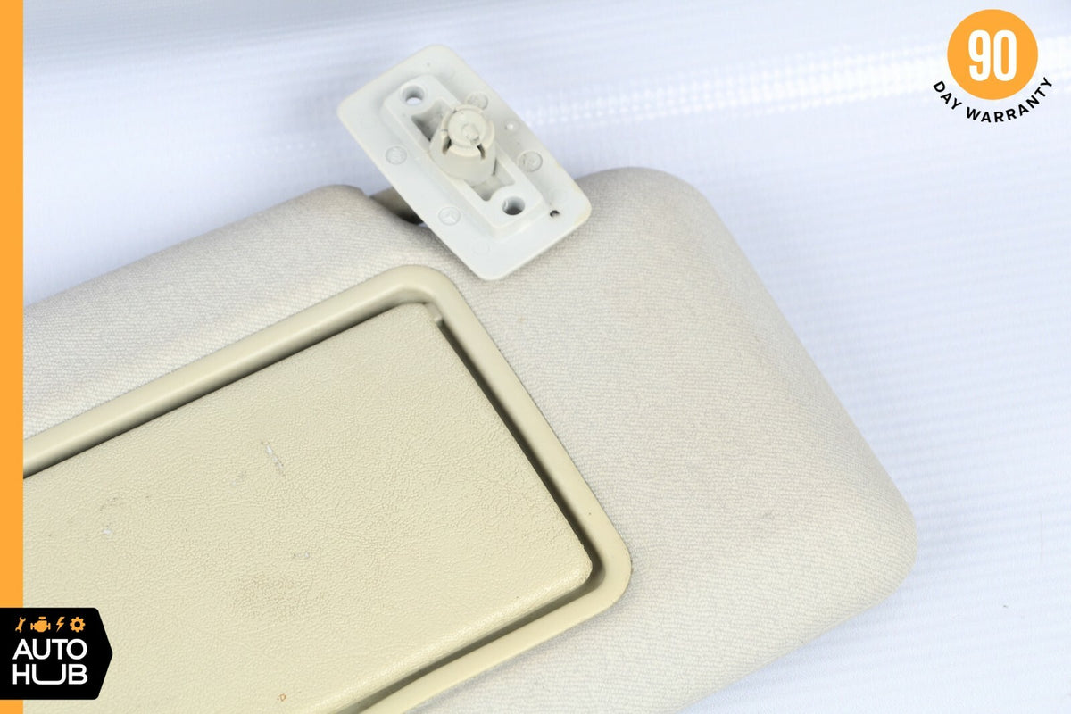 96-99 Mercedes W210 E320 E55 AMG Sunvisor Sun Visor Right Passenger Beige OEM - photo 2