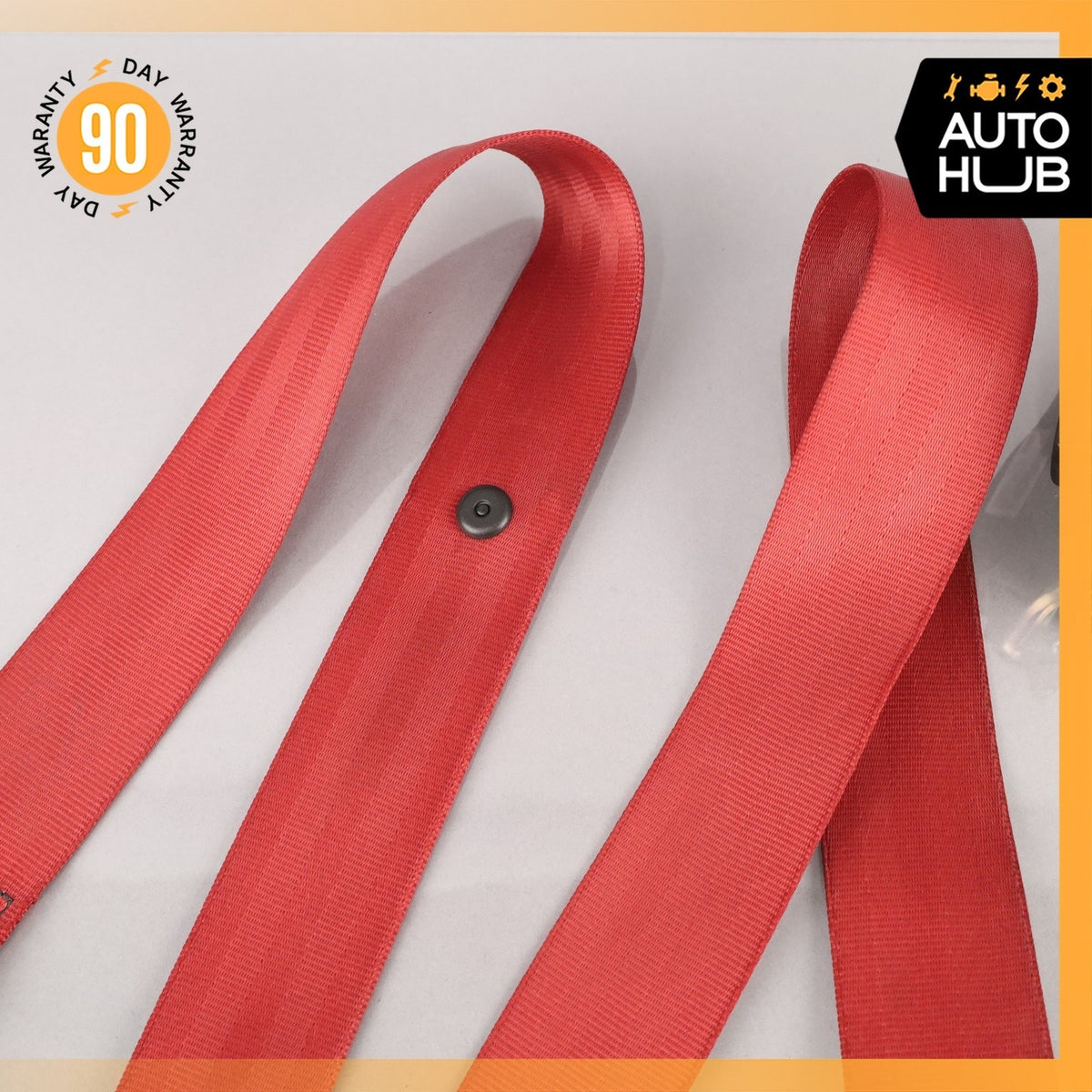 14-24 Jaguar X152 F-Type Front Left Driver Side Seatbelt Retractor Red OEM - photo 6