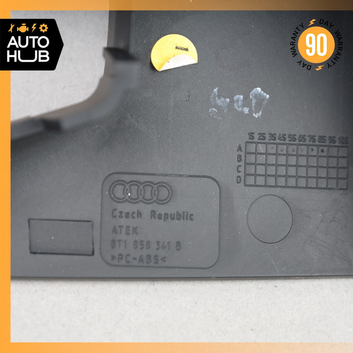 Audi B8 A4 Dashboard Headlight Lamp Switch Cover Panel Bezel Trim Black OEM - photo 13