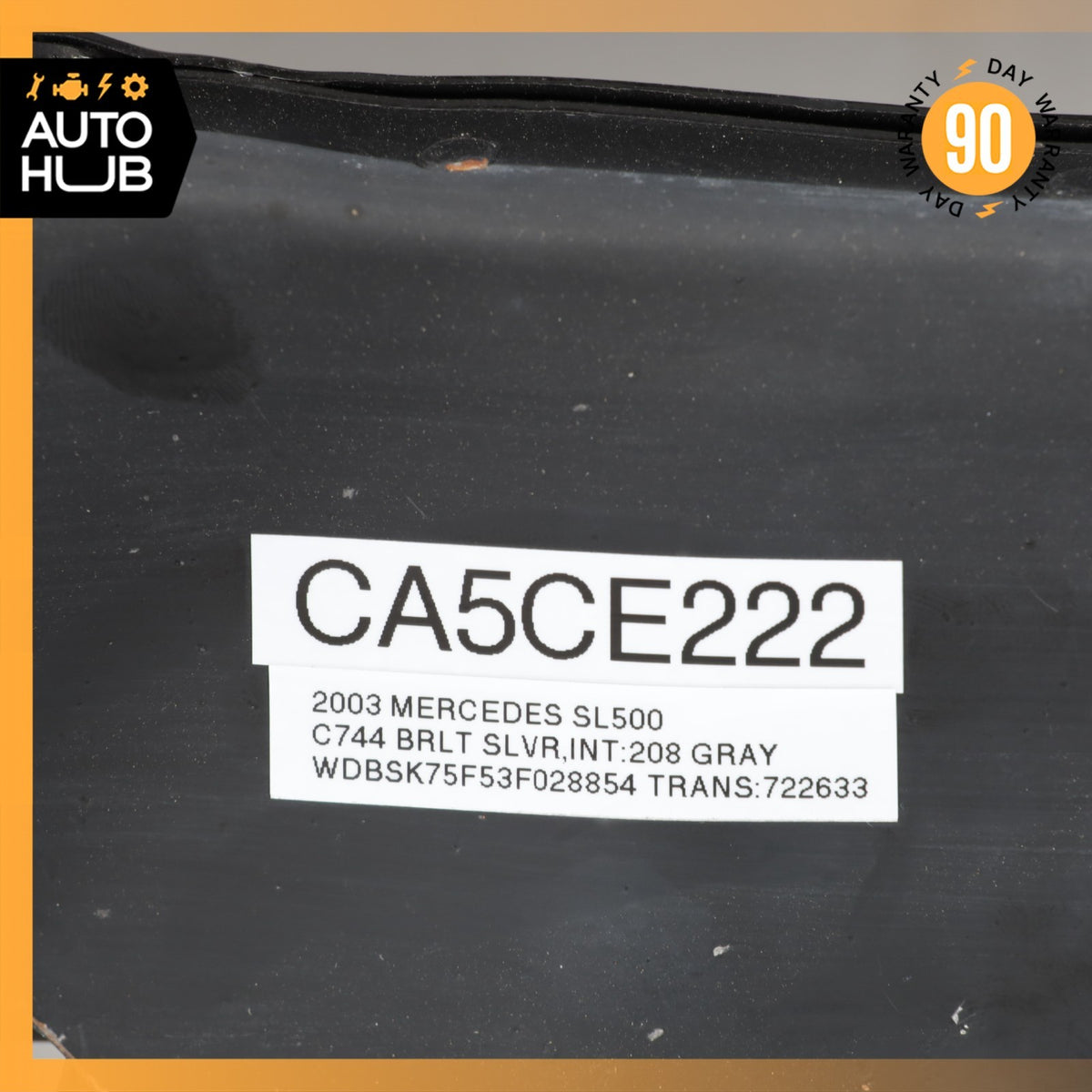 03-08 Mercedes R230 SL500 SL55 Upper Radiator Support Core Headlight Bracket OEM - photo 16