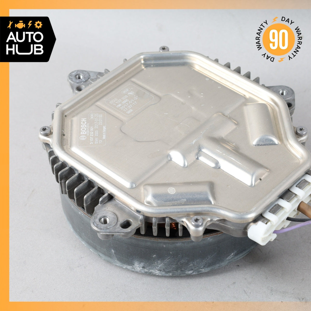 Mercedes W205 C350e Engine Radiator Cooling Fan Motor 0999061200 OEM 82k - photo 4