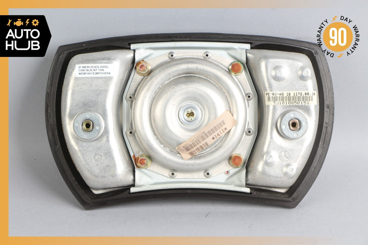 90-92 Mercedes R129 300SL 500SL Driver Steering Wheel Airbag Air Bag Black OEM - photo 10