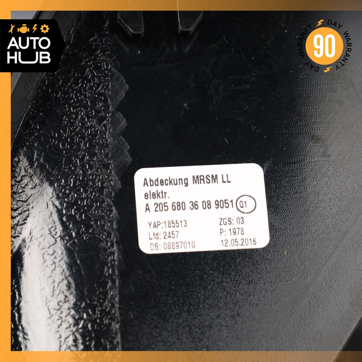 15-20 Mercedes W205 C300 C350e C400 Steering Wheel Column Cover Bezel OEM 69k - photo 10