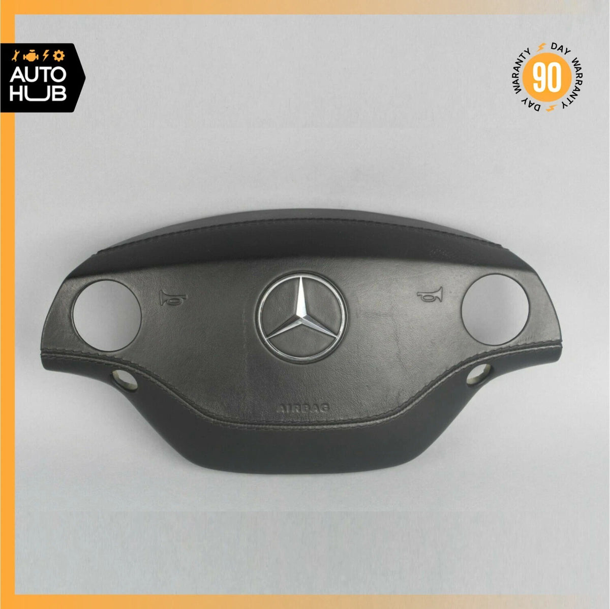 07-10 Mercedes W216 CL600 S550 S450 Steering Wheel Airbag Air Bag Black OEM - photo 1