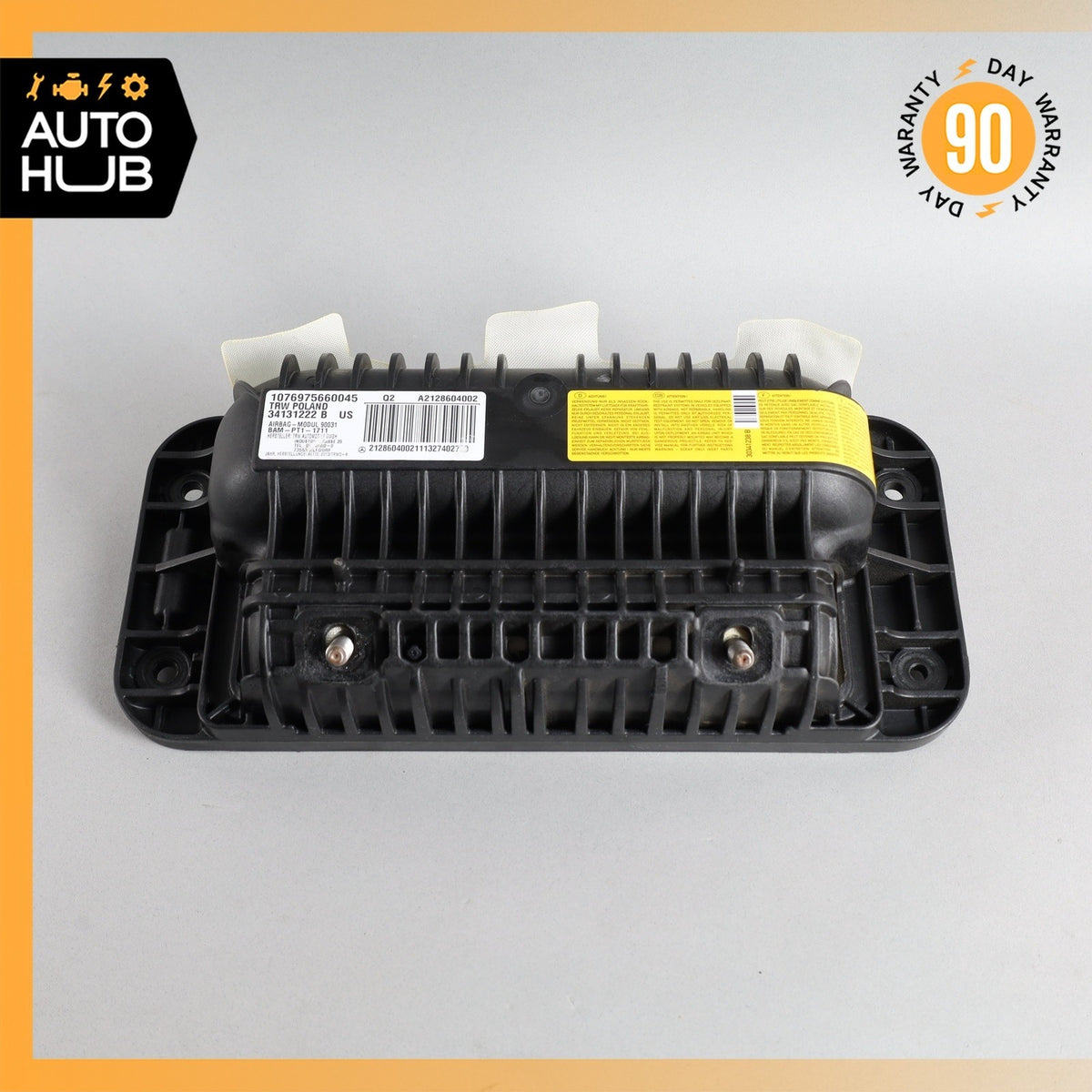 14-16  Mercedes W212 E250 E550 Front Right Dashboard Upper Airbag Air Bag OEM - photo 7