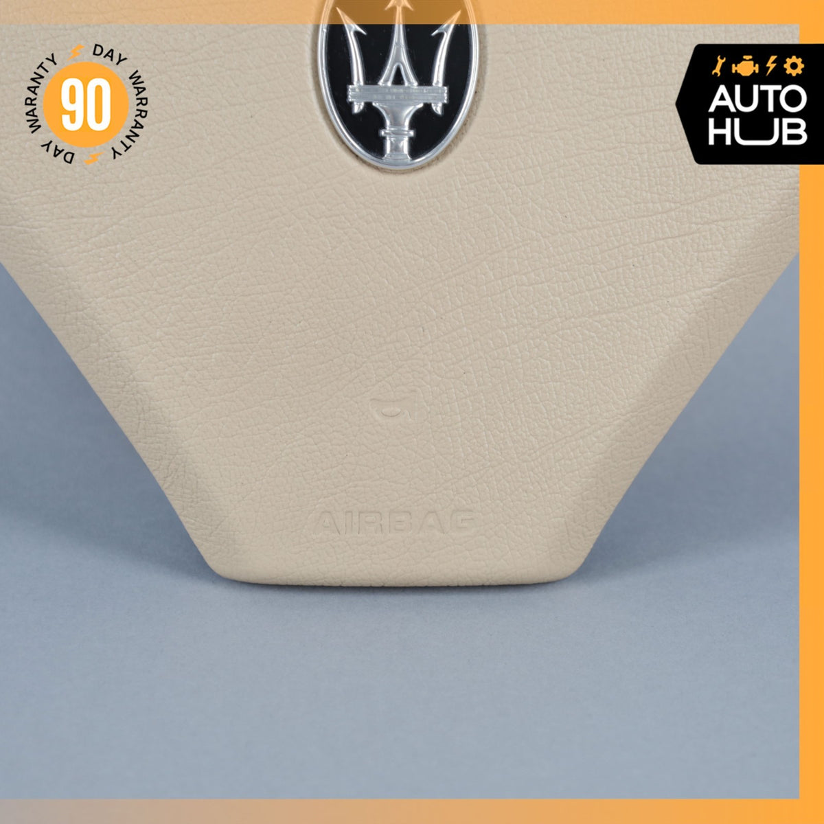 08-19 Maserati GranTurismo S M145 Steering Wheel Air Bag Airbag Beige OEM 47k - photo 5