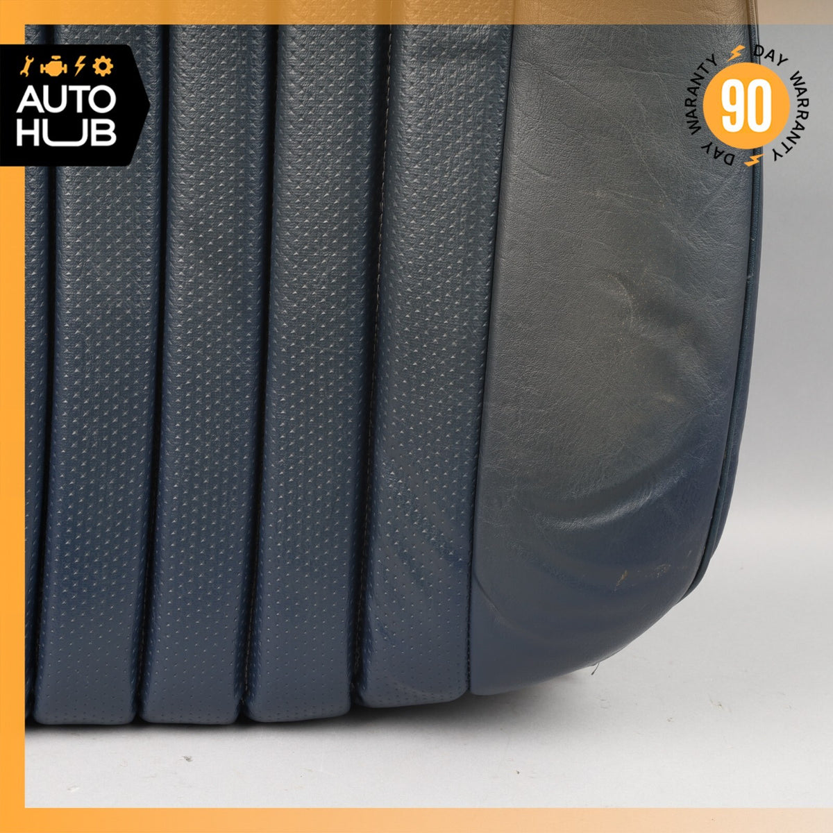 80-89 Mercedes R107 380SL 560SL Top Upper Seat Cushion Right Side Blue OEM - photo 5