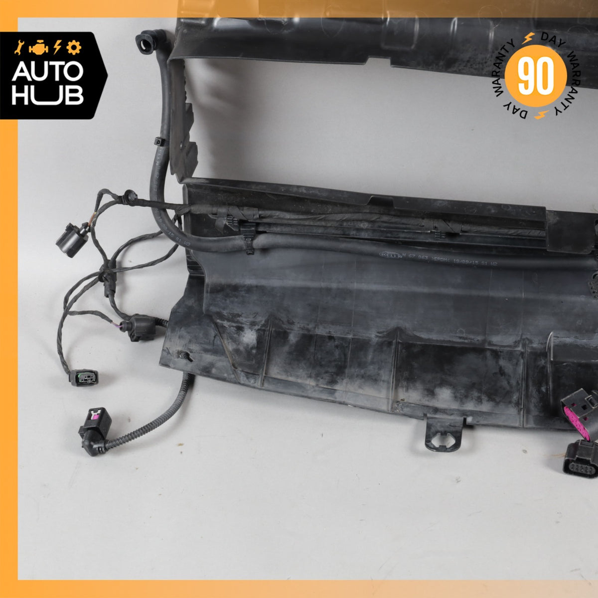 Porsche Macan 95B Engine Radiator Air Duct 95B121707B OEM - photo 11