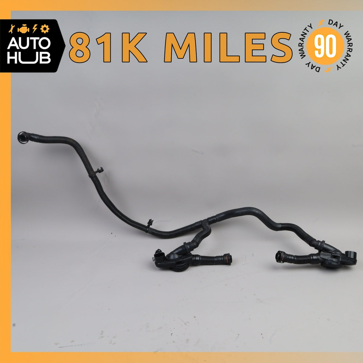 Porsche Macan 95B Engine Motor Breather Hose Pipe Line w/ Valve OEM 81k - photo 1