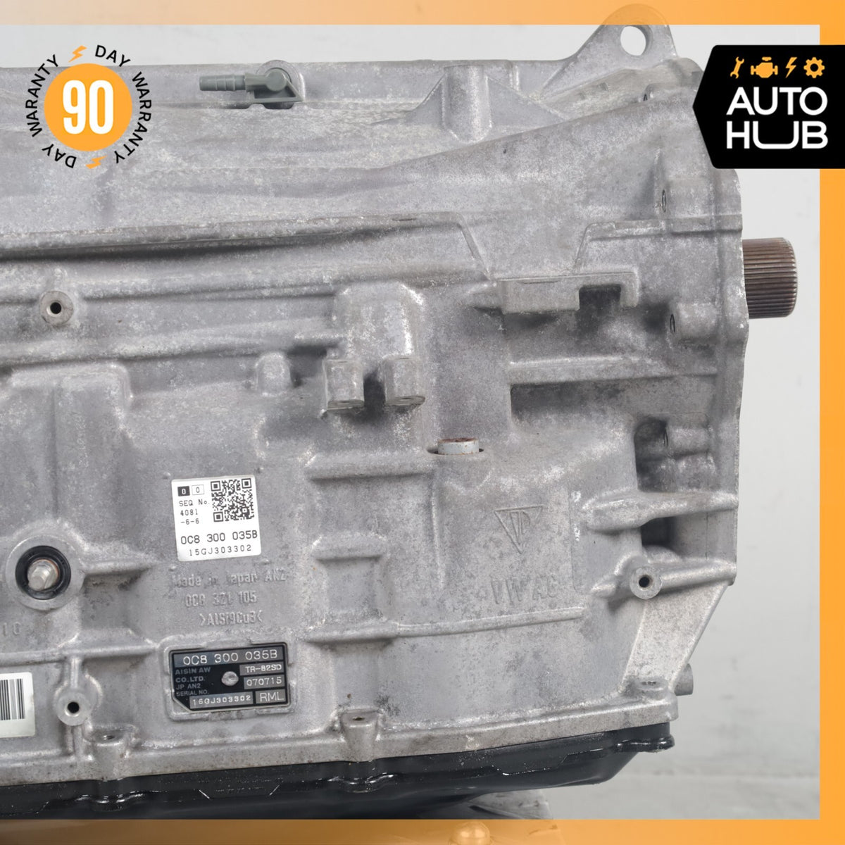 15-18 Porsche Cayenne 958 E-Hybrid Automatic Transmission Gearbox OEM - photo 7