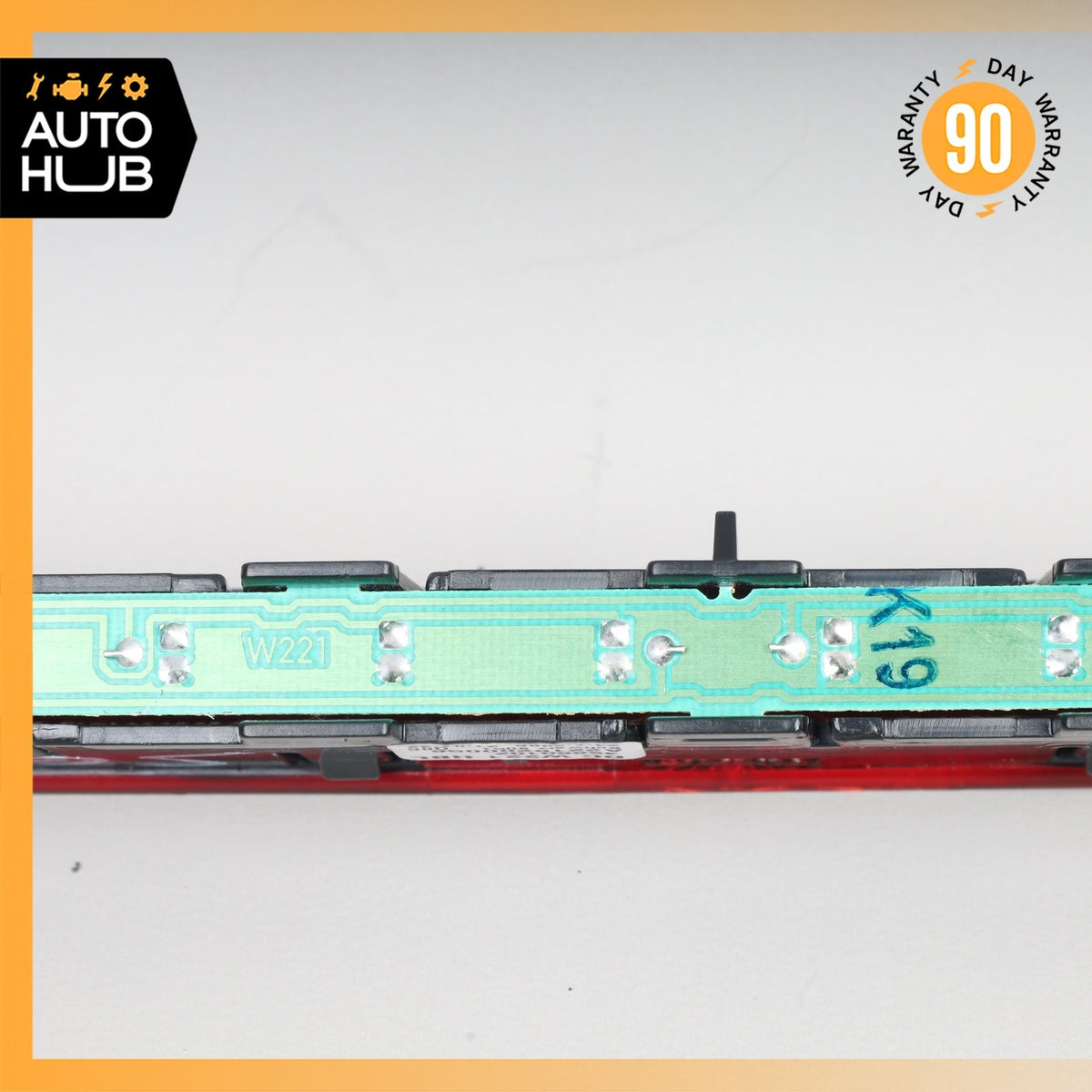07-14 Mercedes W221 S600 CL550 S400 Rear 3RD Third Brake Stop Light Black OEM - photo 12