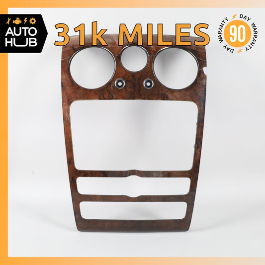 03-13 Bentley Continental GT GTC Center Dashboard Instrument Panel Wood OEM 31k - photo 1