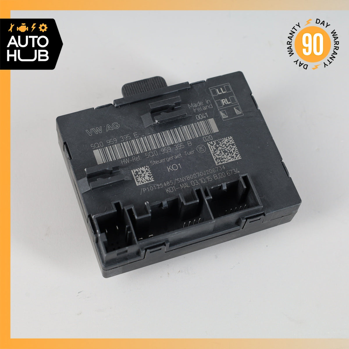 16-18 Audi 8V A3 E-Tron Rear Side Door Control Module OEM 78k - photo 2