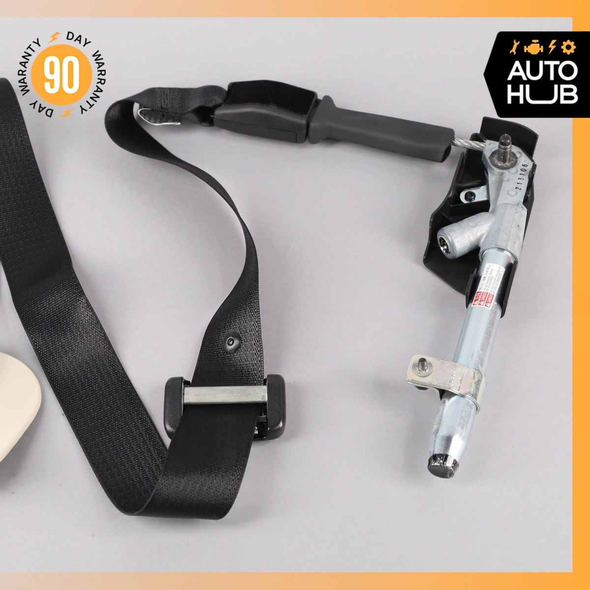 12-15 Tesla Model S Front Right Side Seat Belt Retractor Black OEM 63k - photo 4