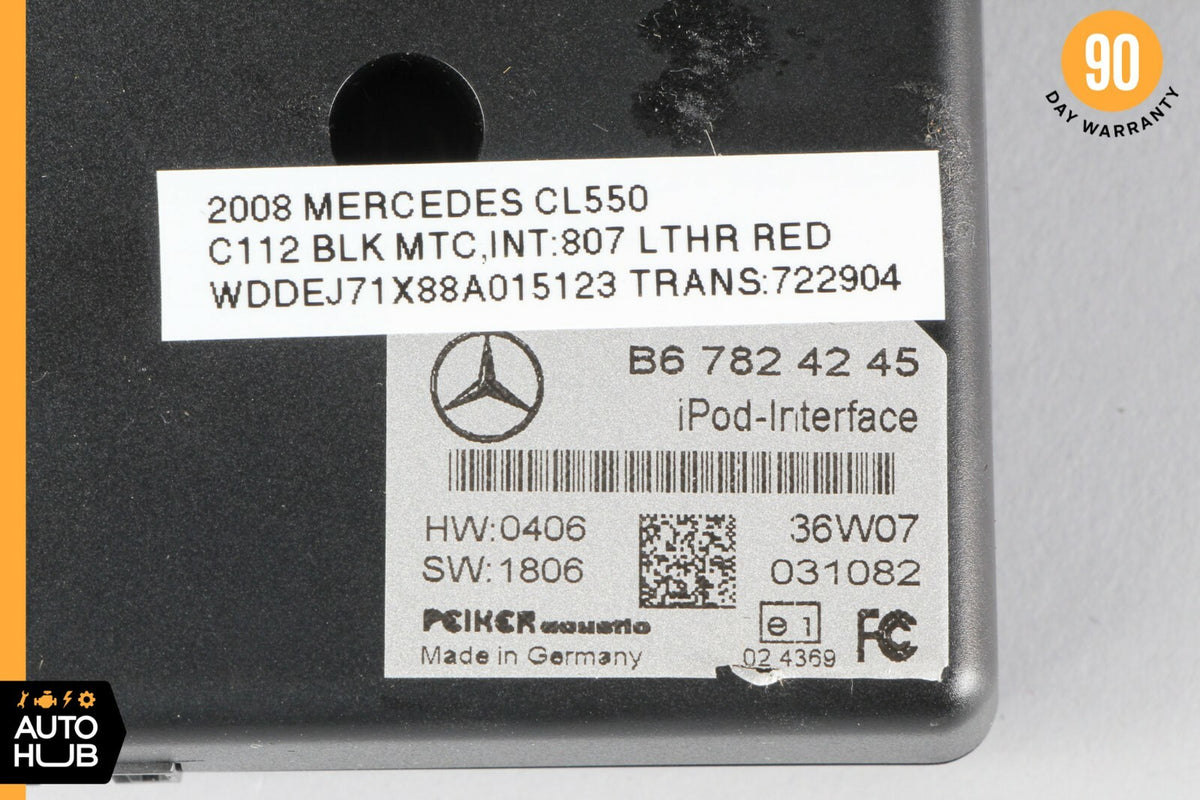 07-13 Mercedes W216 CL550 S550 S63 AMG Ipod Interface Control Module B67824245 - photo 3
