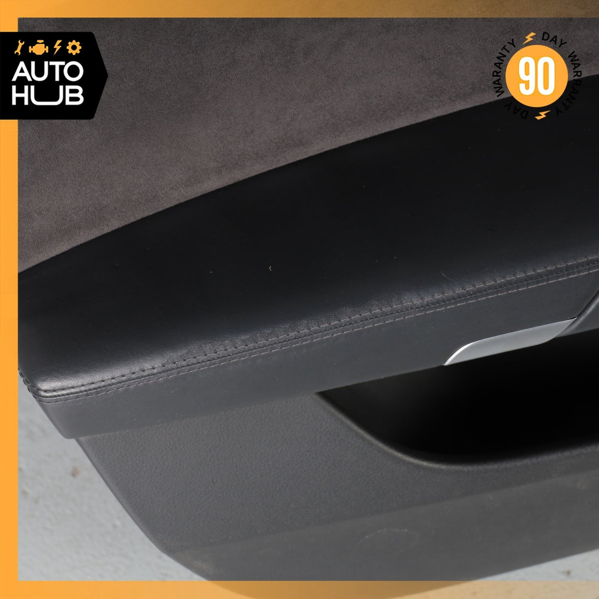 11-18 Audi D4 A8 S8 Front Left Driver Side Interior Door Panel Black Suede OEM - photo 11
