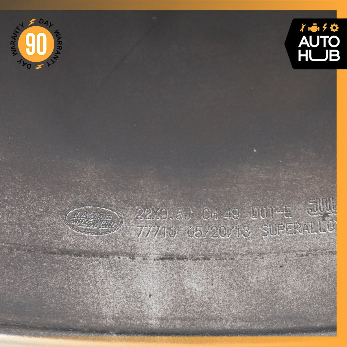 14-22 LR Range Rover Sport L494 Style 7 9.5 x 22 22" Wheel Rim Black OEM - photo 16