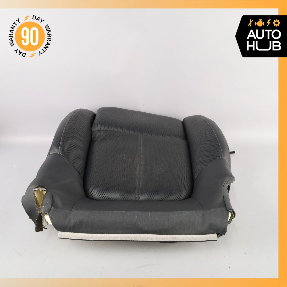15-18 Porsche Macan 95B Front Left Lower Bottom Seat Cushion Leather Black OEM - photo 10
