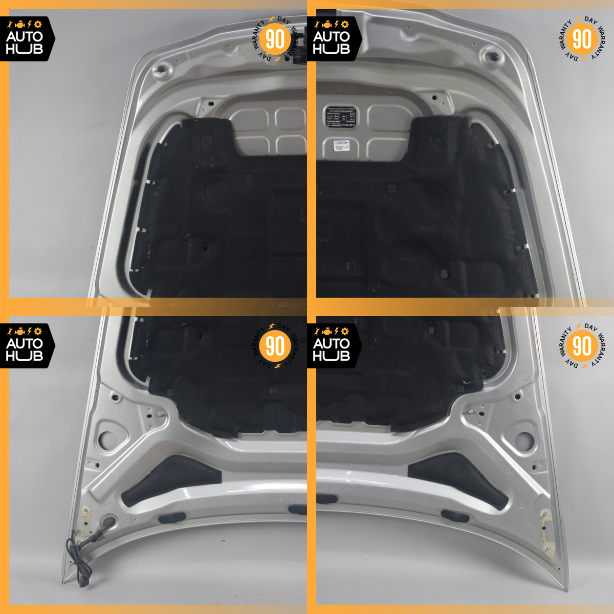 10-16 Porsche Panamera 970 Turbo GTS Hood Panel Assembly Silver OEM 68k - photo 17