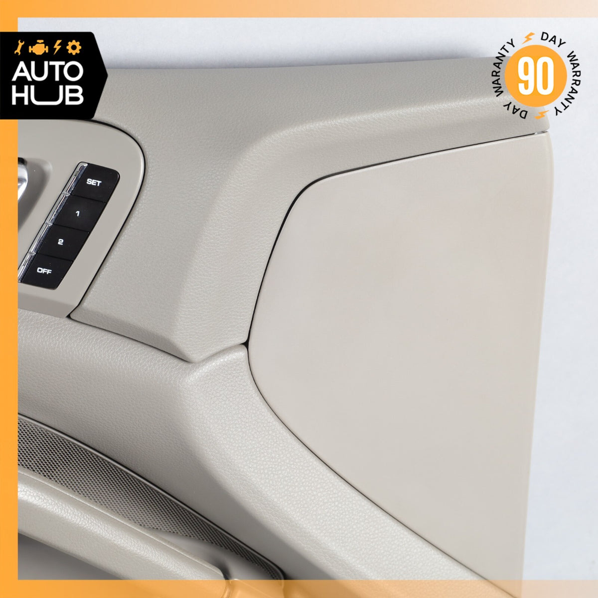 11-18 Porsche Cayenne 958 S Front Left Driver Side Interior Door Panel Gray OEM - photo 2